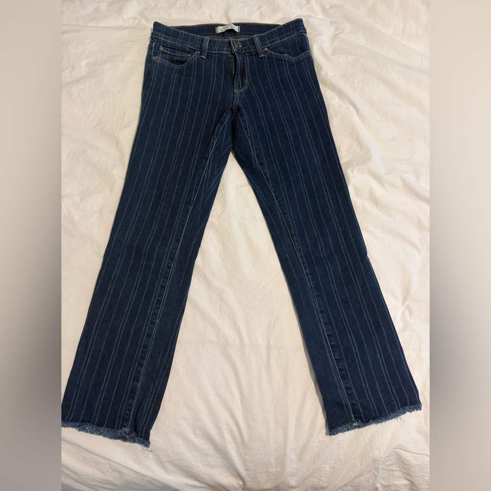 Principle Denim Innovators Pinstripe Flare Jeans Size 26